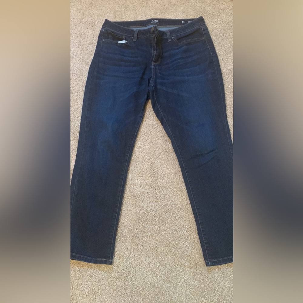 a.n.a skinny ankle jeans size 14